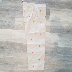 Talbots kakhi with pink shell capris size 2P